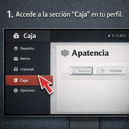 Ve a la caja del casino