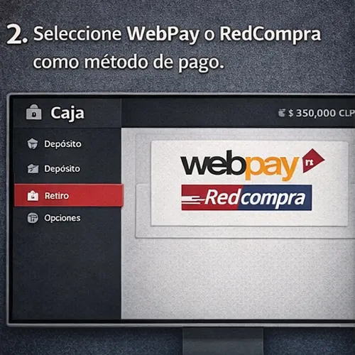 Selecciona WebPay / RedCompra